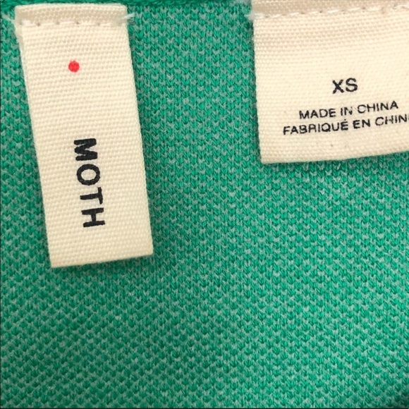 ANTHOPLOGIE / moth embossed garden pullover - Picture 5 of 5